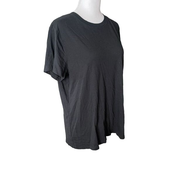 A New Day Plus 2XL T-Shirt Short Sleeve Solid Black Crewneck Tee Top - Picture 5 of 5